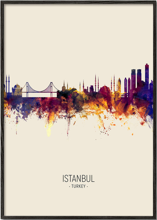 Istanbul Skyline beige