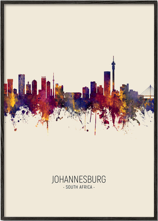 Johannesburg Skyline beige
