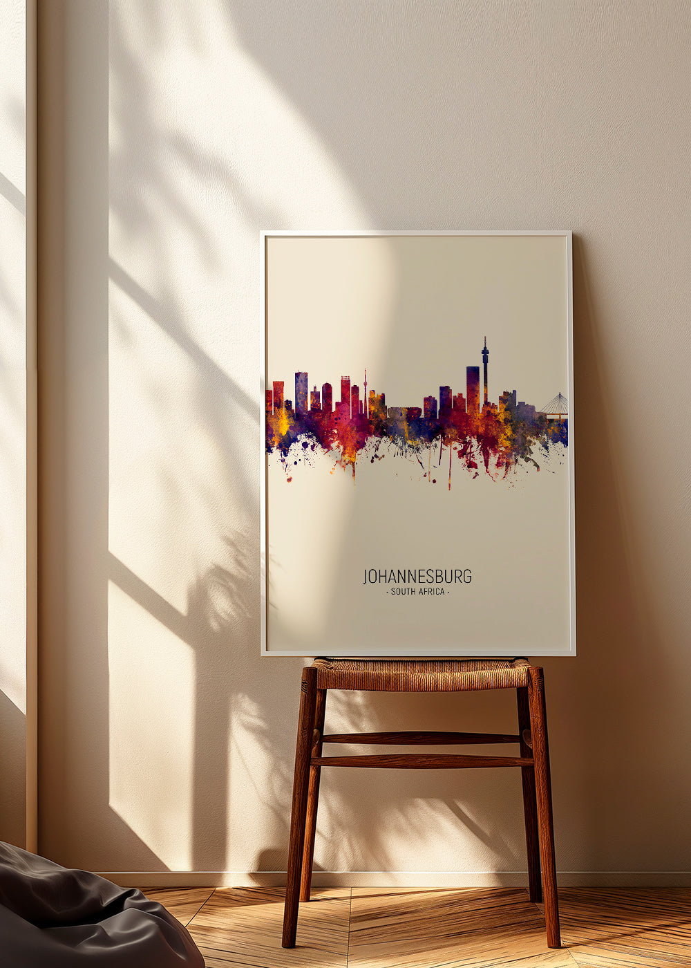 Johannesburg Skyline beige
