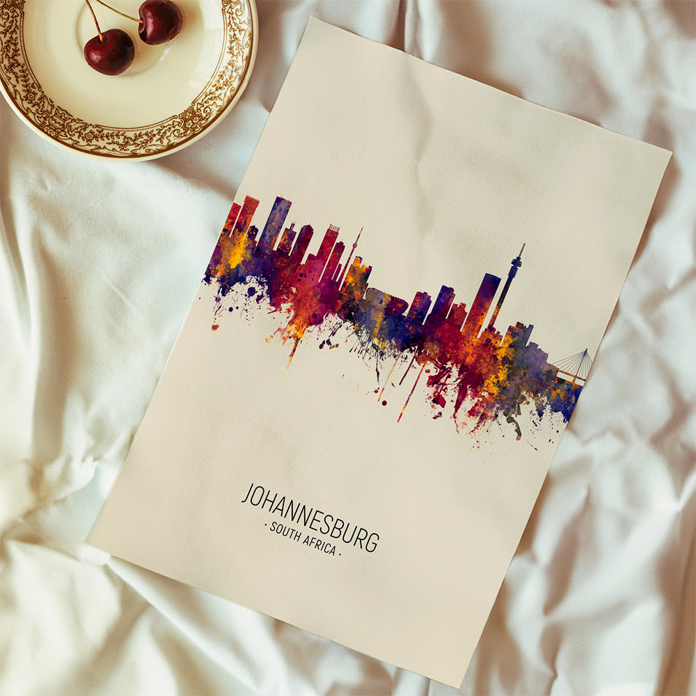 Johannesburg Skyline beige