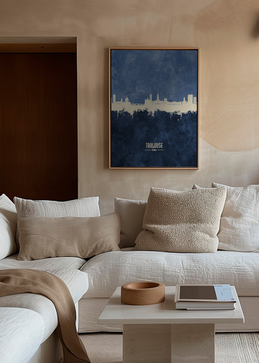 Toulouse Skyline blue