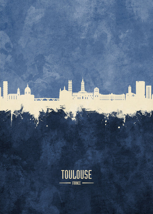 Toulouse Skyline blue