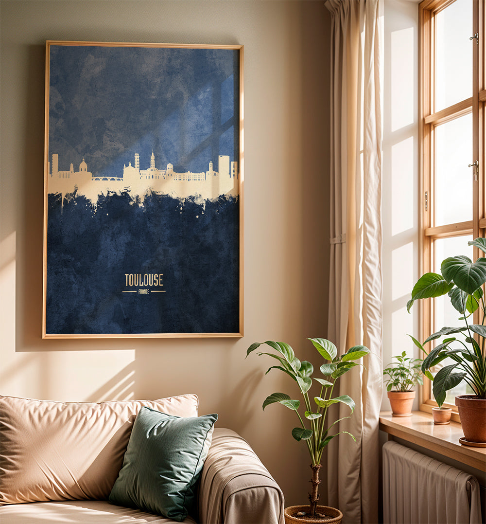 Toulouse Skyline blue