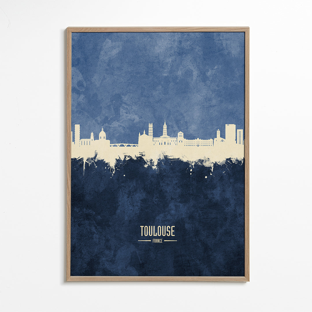 Toulouse Skyline blue