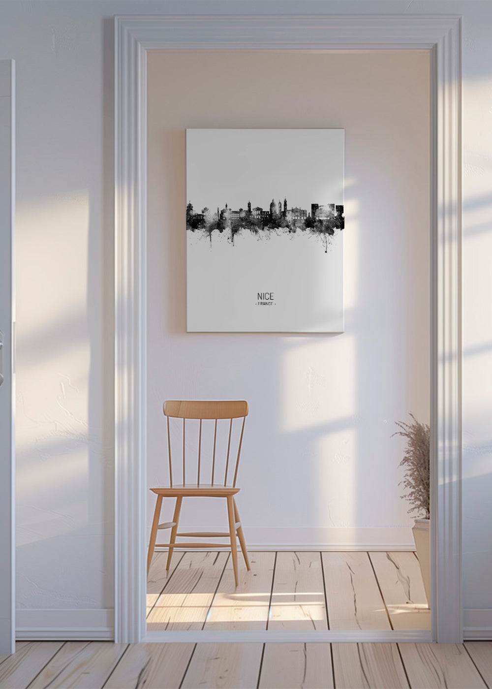 Nice Skyline black and white