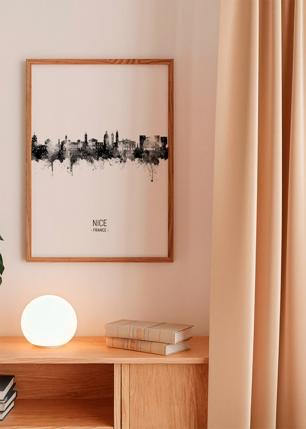 Nice Skyline black and white