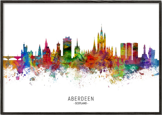 Aberdeen Skyline multicolor