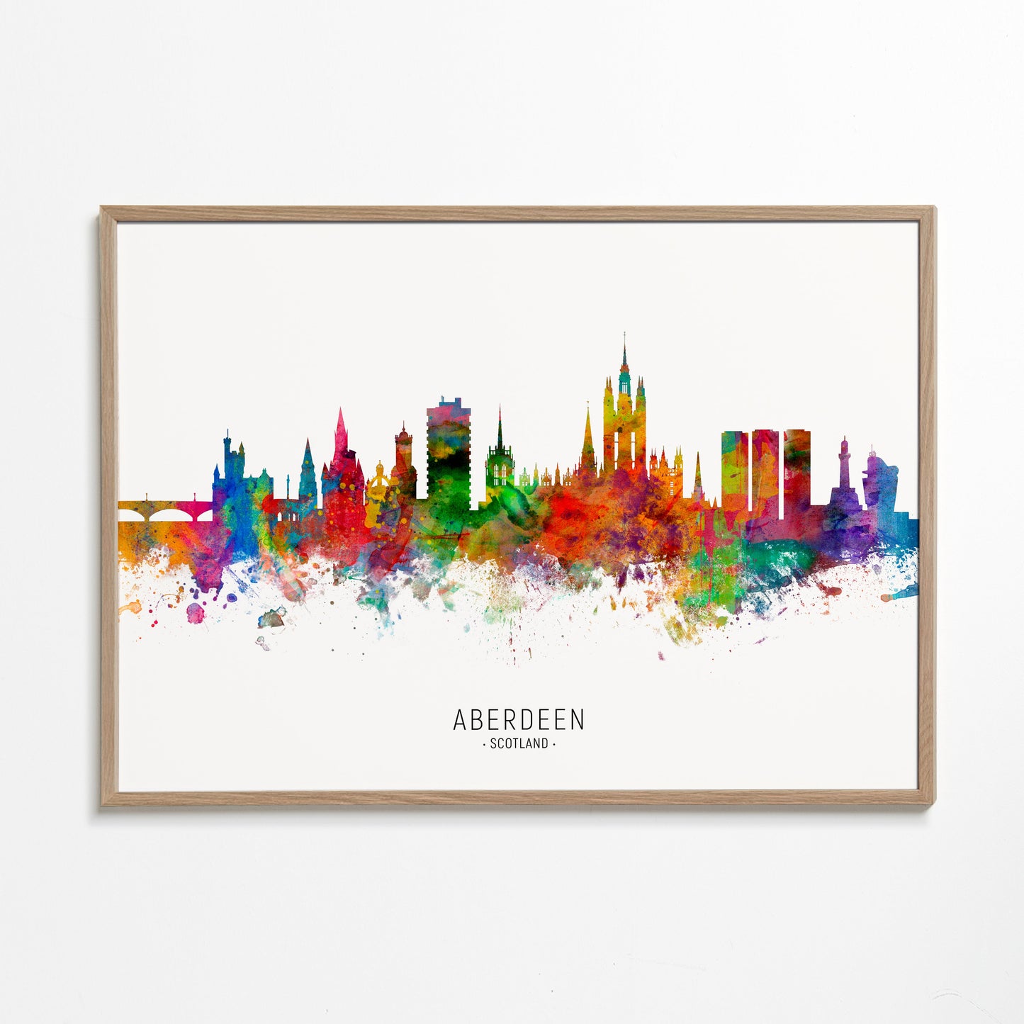 Aberdeen Skyline multicolor