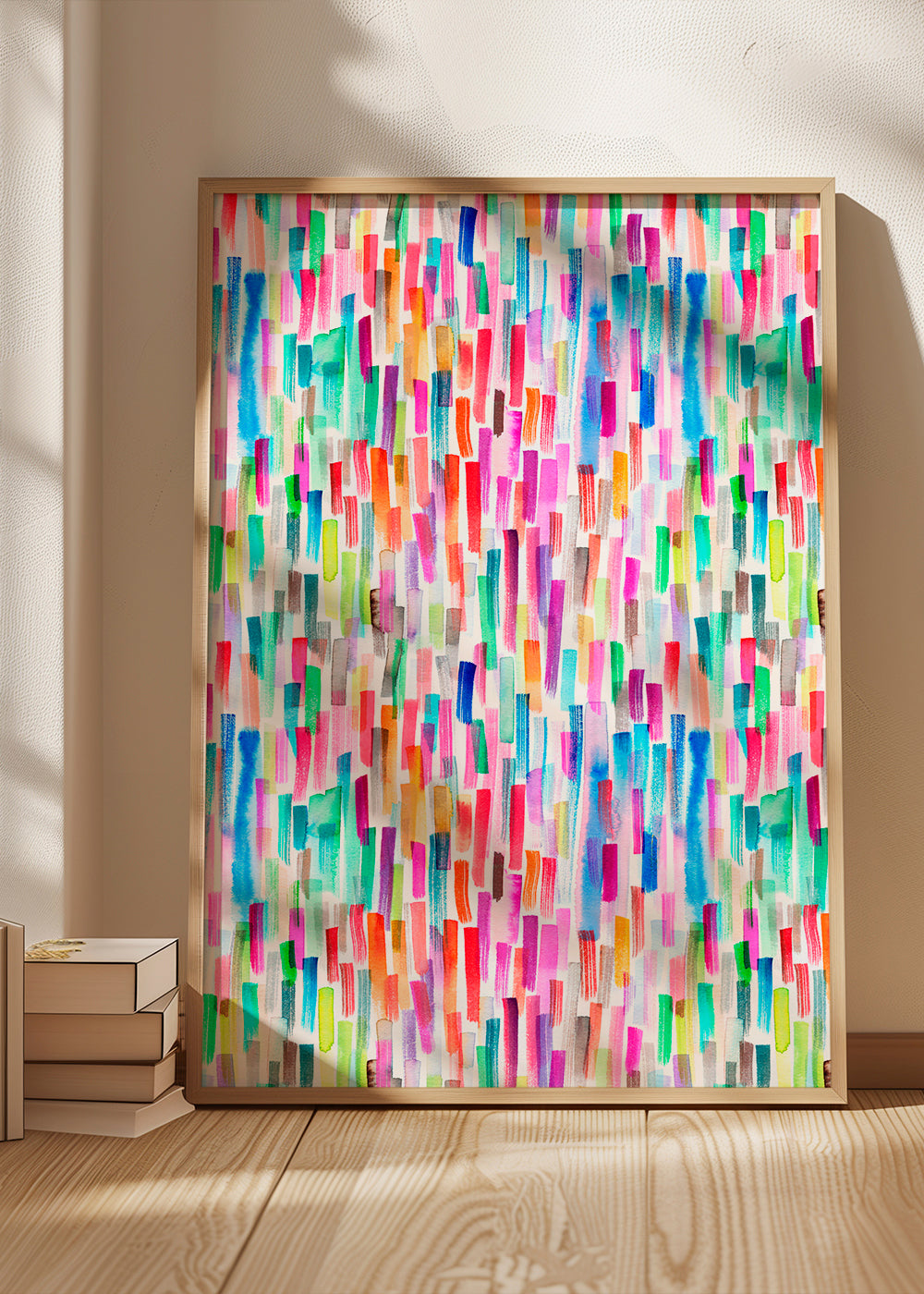 Colorful Brushstrokes Multicolored