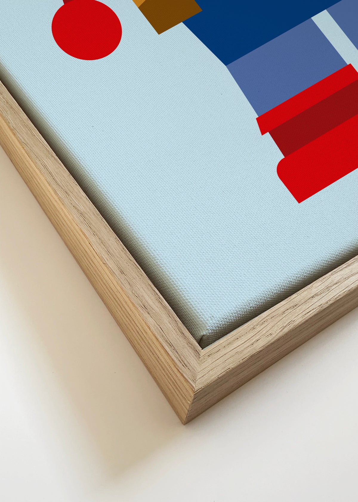 Toy Captain America - Framed canvas detail