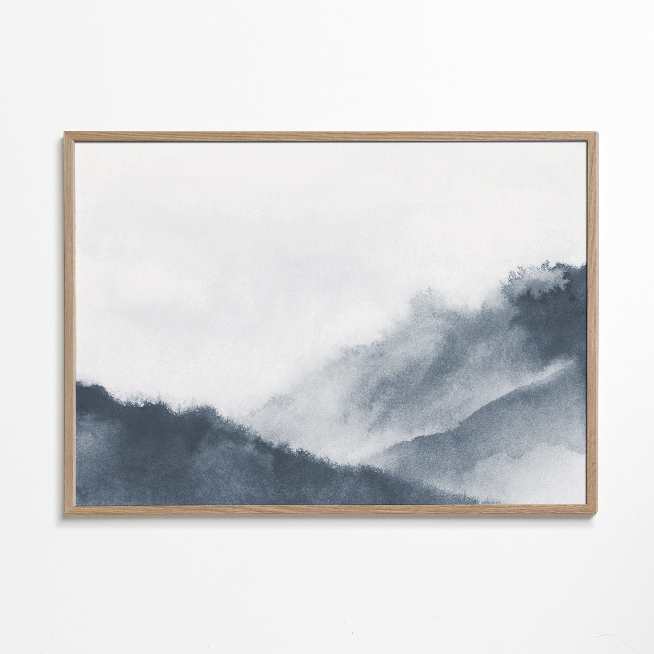 Misty mountains - Bluish gray