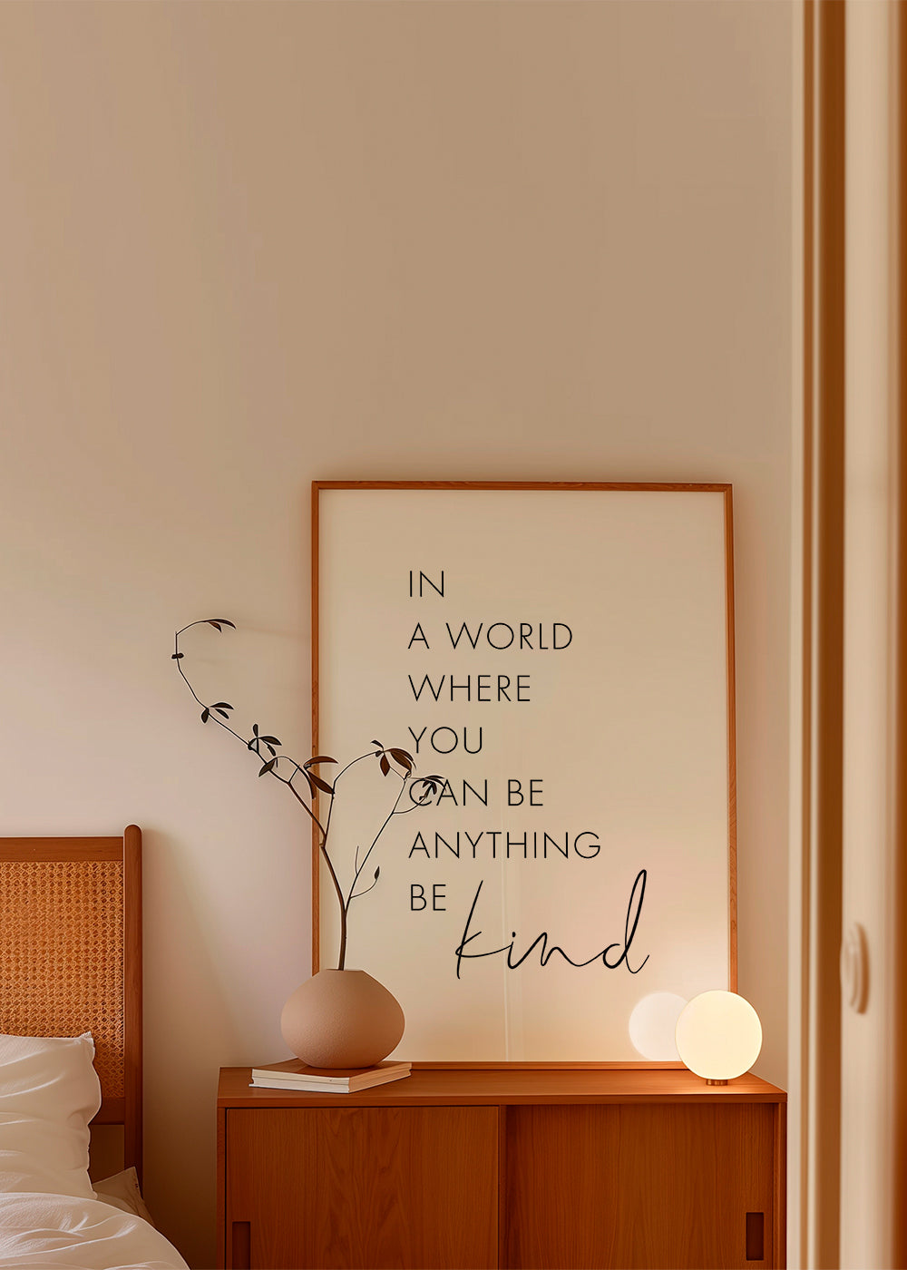 In a world where you can be anything Be kind