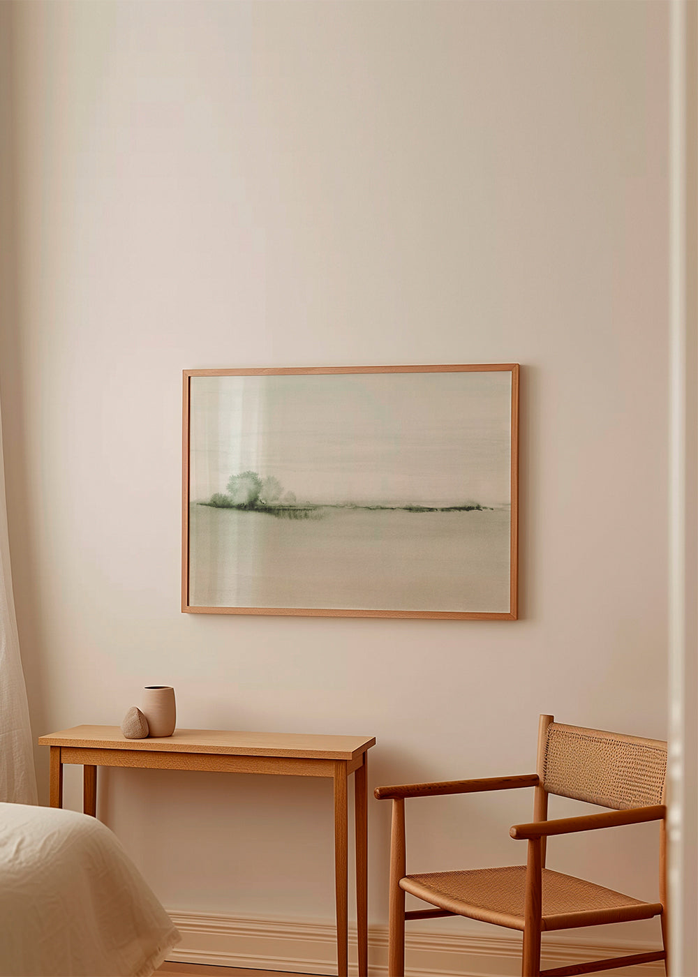 Watercolor landscape N 50 Greeny