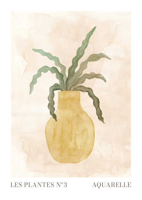 Les plantes Nº3 - Unframed art print