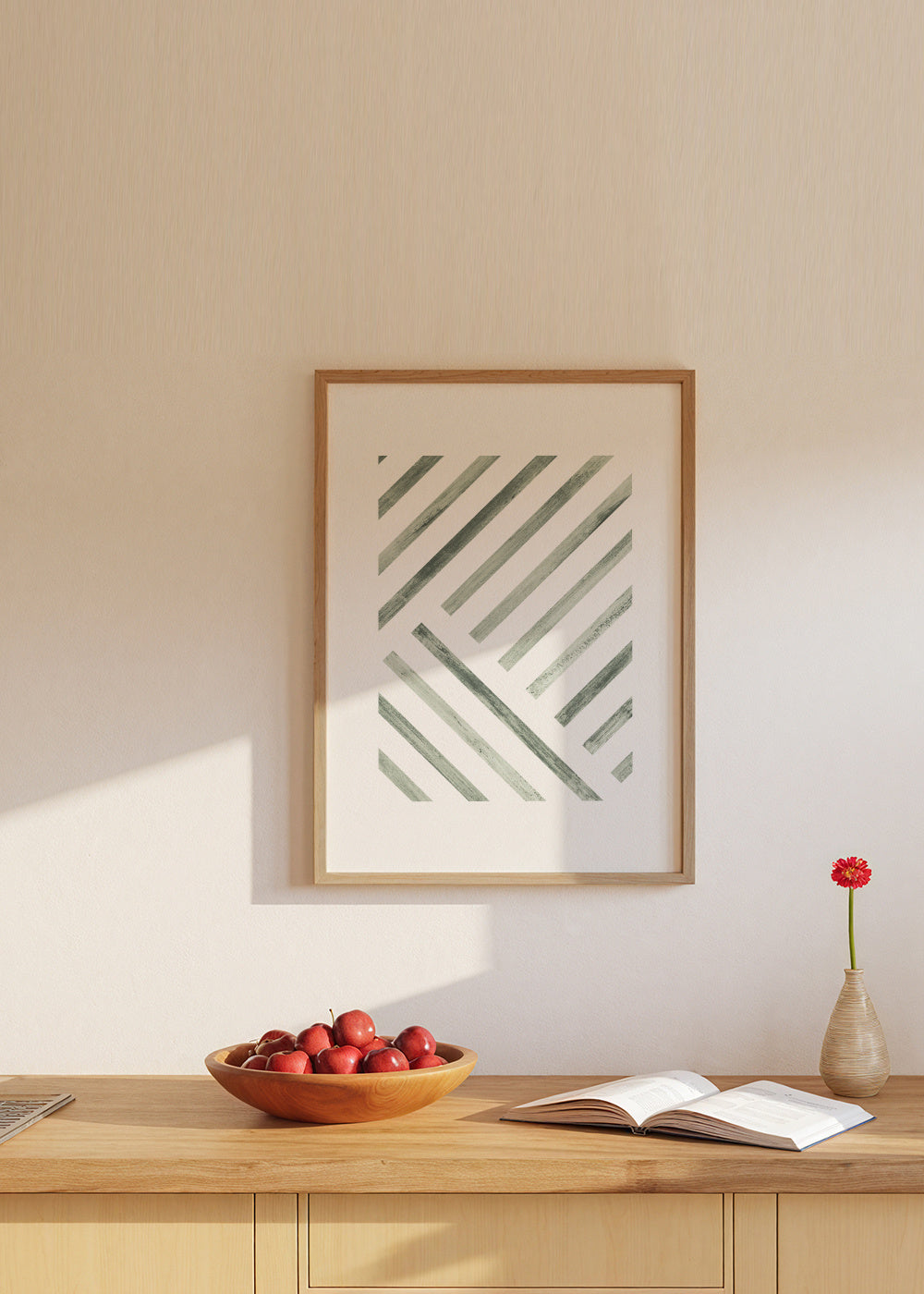 Edge 01 - Framed poster in an interior