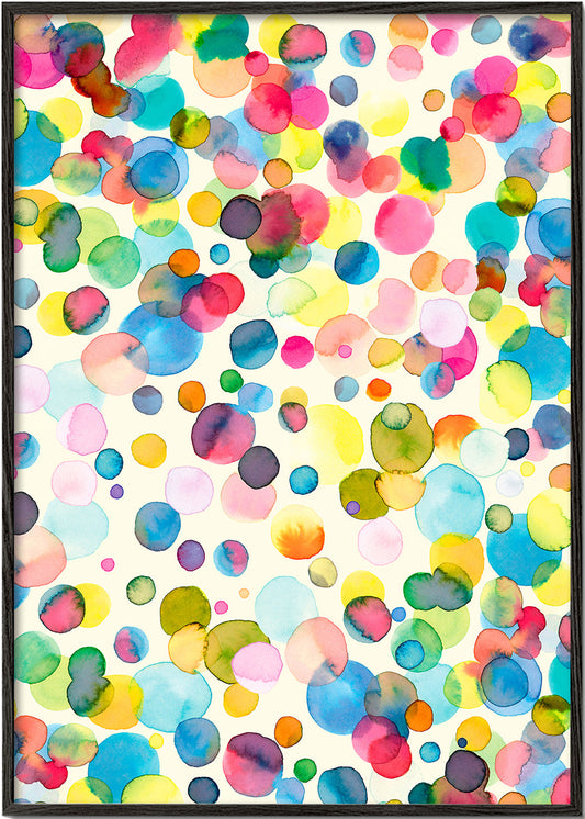 Colorful Big Watercolor Drops 2