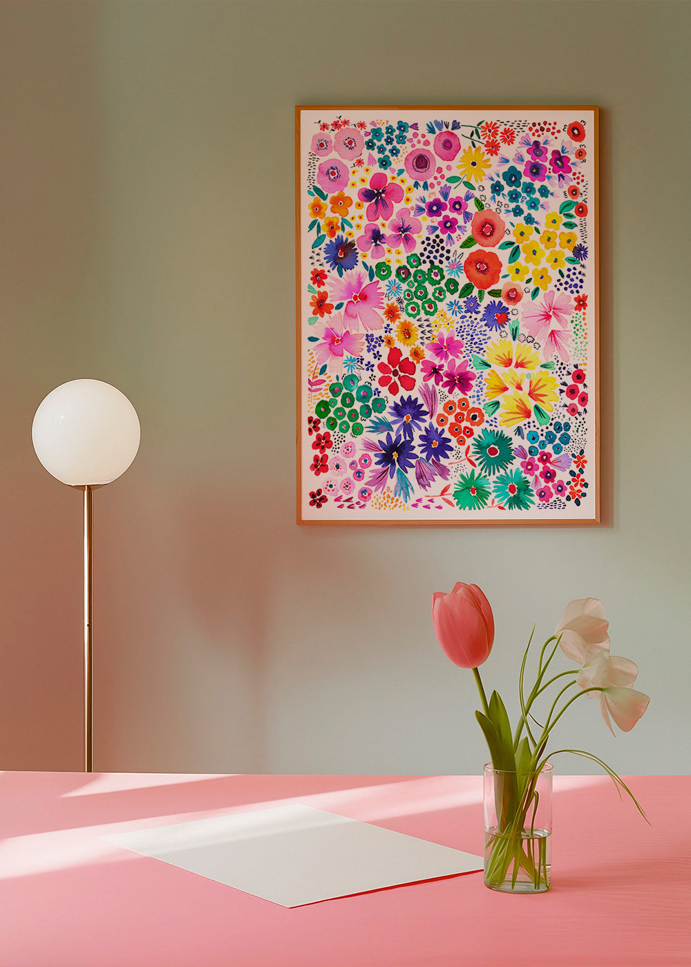 Colorful Little Artful Flowers Multi 2