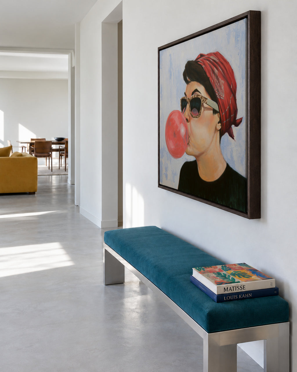It’s not rocket science - Framed canvas in an interior