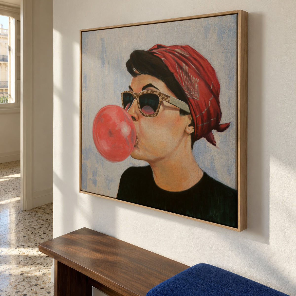 It’s not rocket science - Framed canvas in an interior