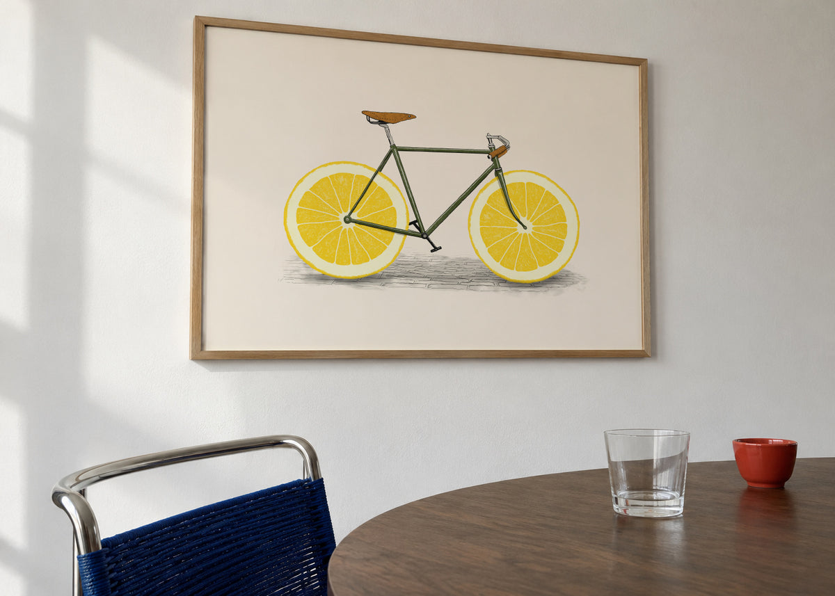 Zest - Framed poster in an interior