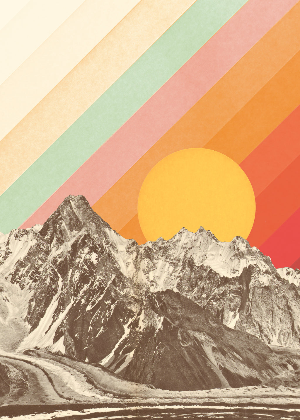 Mountainscape 1 - Unframed art print