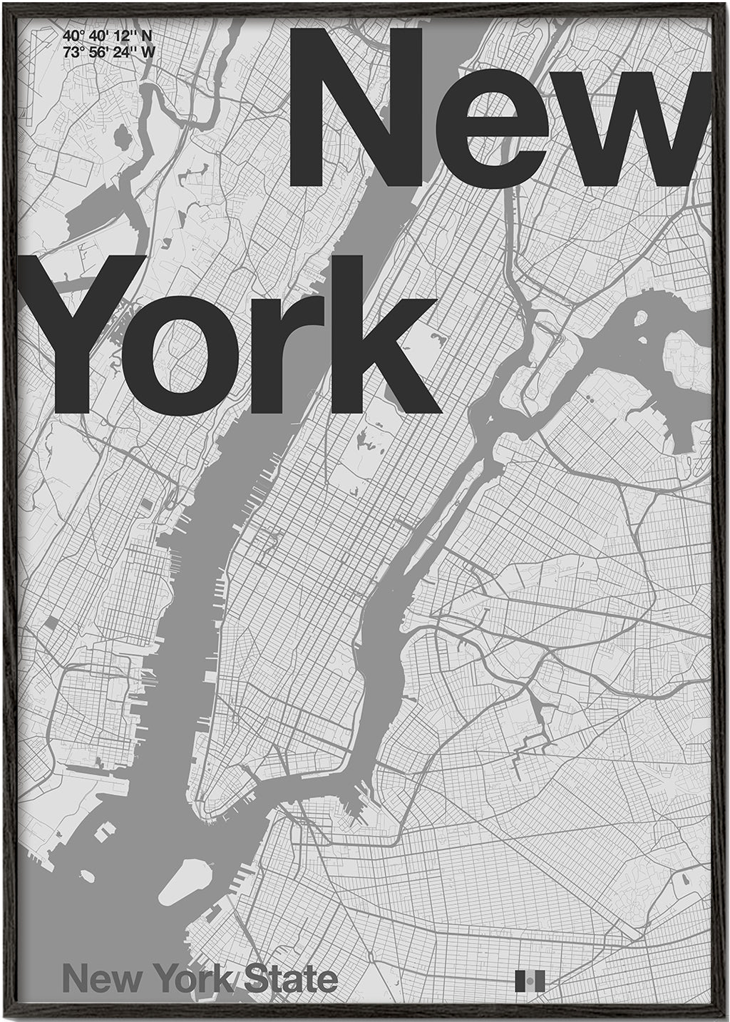New York - Minimal Map