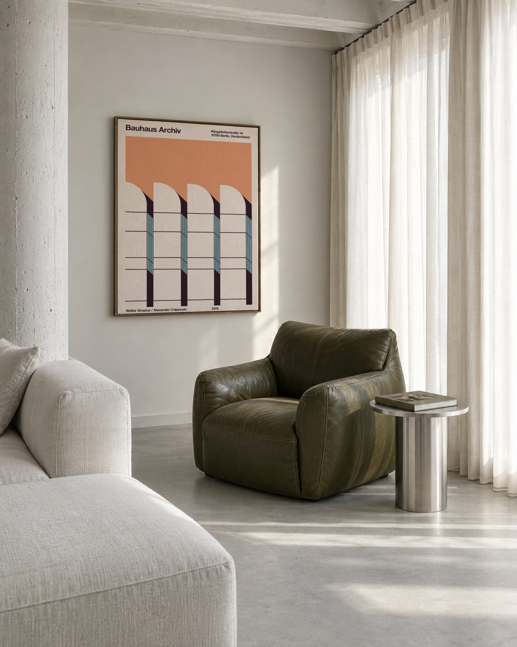 Bauhaus - Archiv Berlin - Framed canvas in an interior