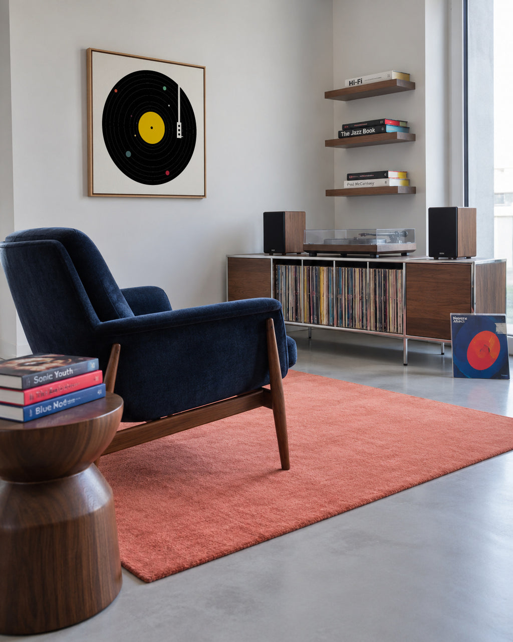 Music Everywhere - Framed canvas in an interior