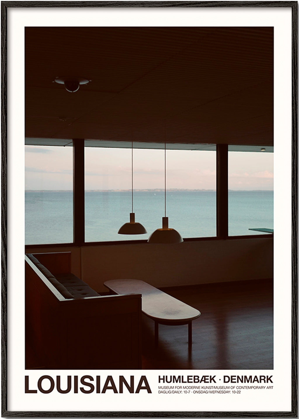 City art: Seaside view from interior