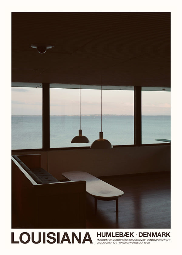 City art: Seaside view from interior