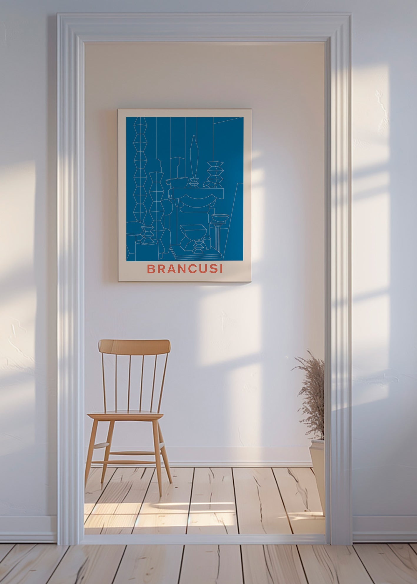 Geometric illustration Brancusi