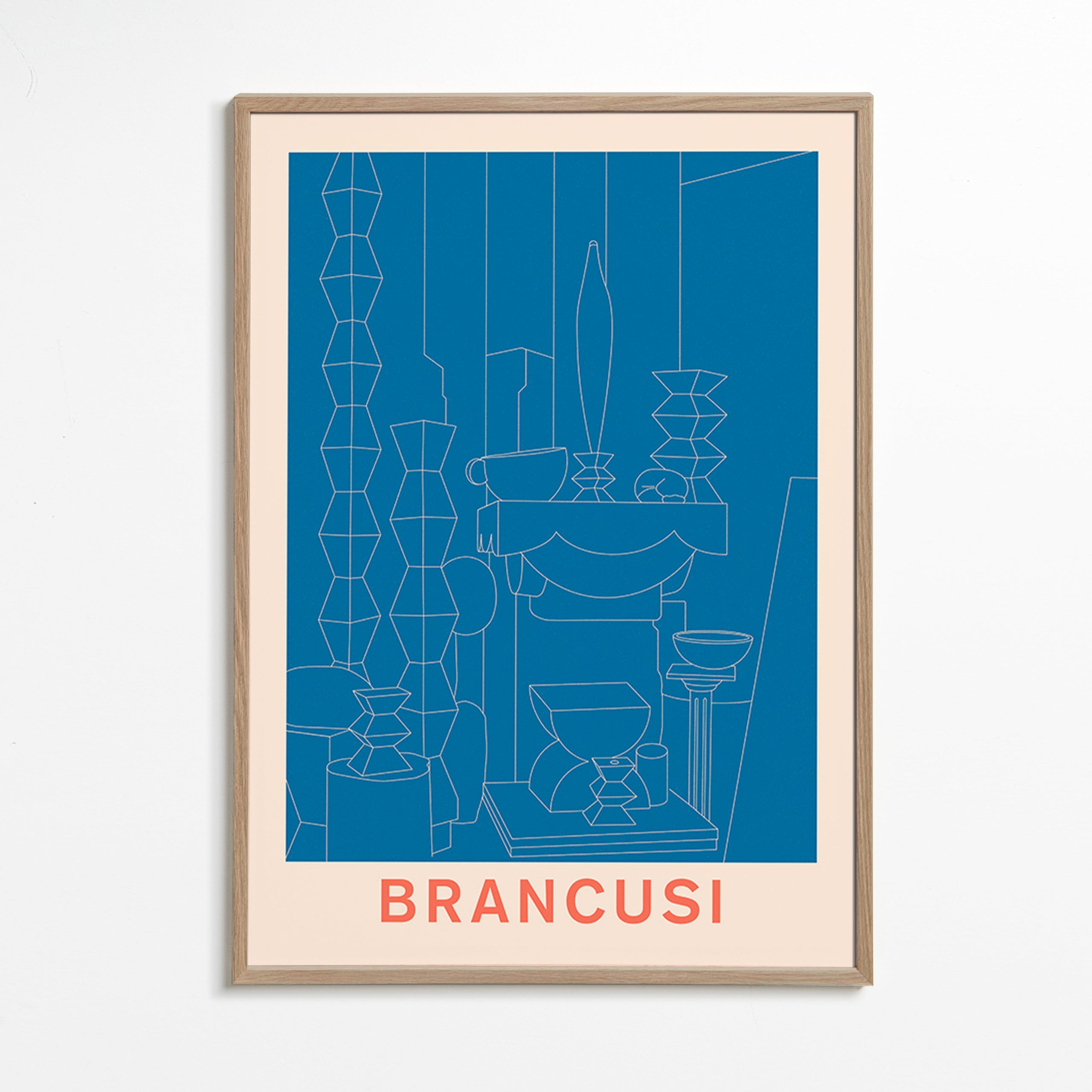Geometric illustration Brancusi