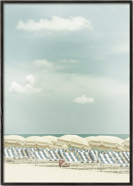 Vintage beach scene