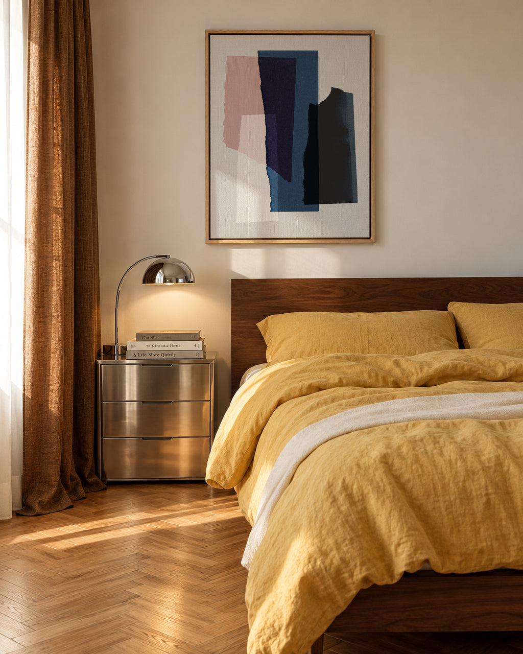 Pieces 3 - Framed canvas in an interior