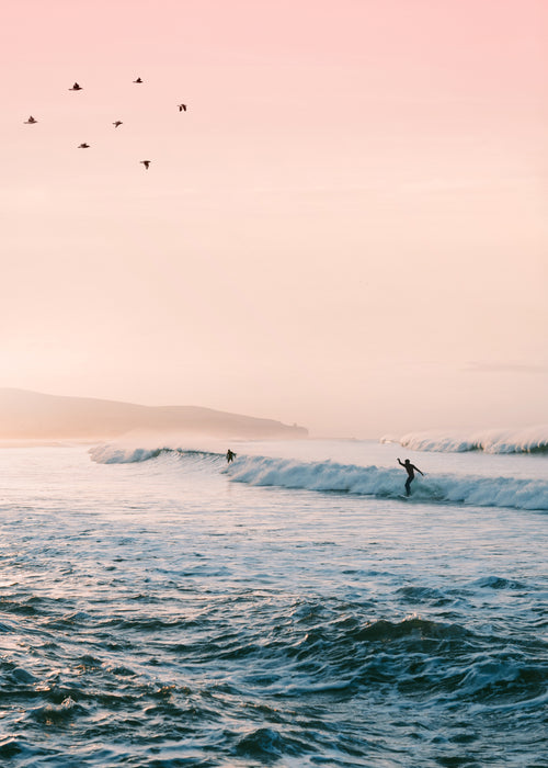 Sunset Surf - Unframed art print