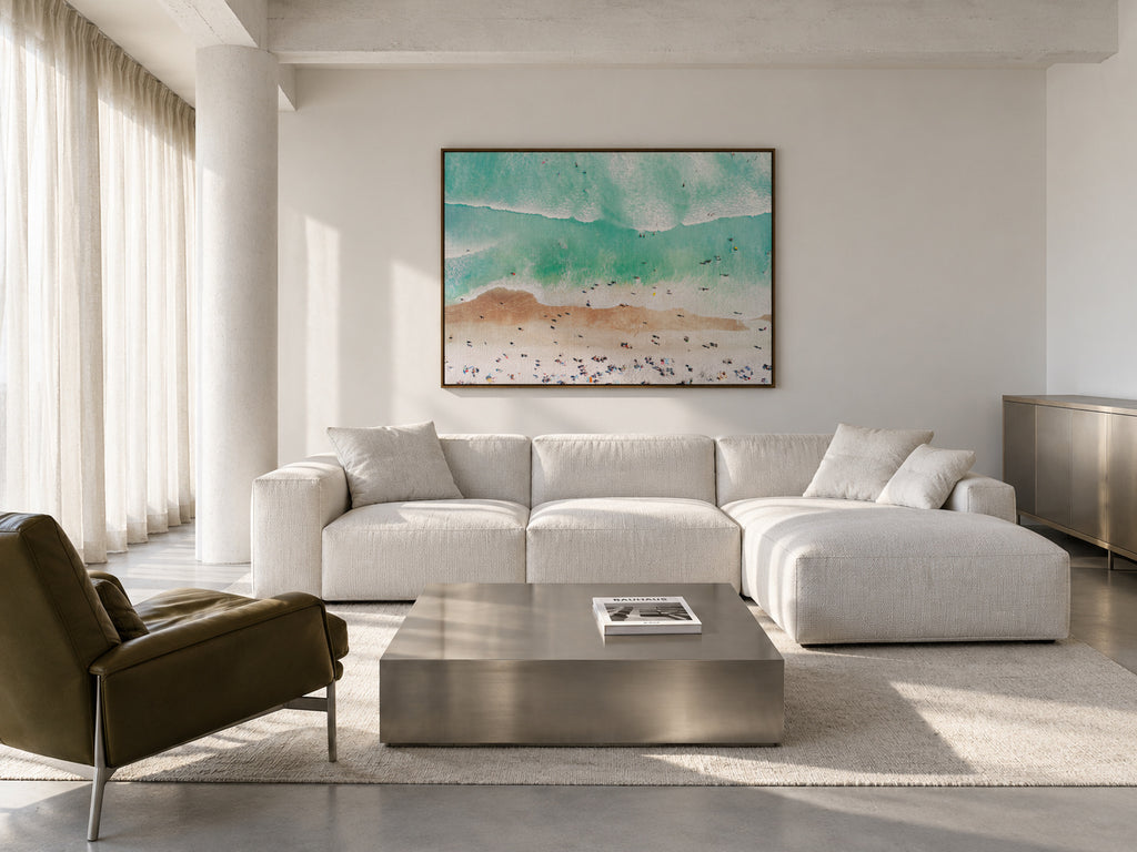 Beach Mood - Framed canvas in an interior