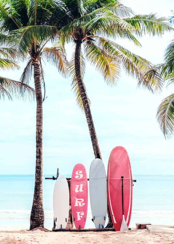 Choose Your Surfboard in pink