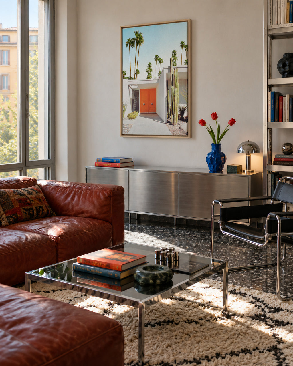 Palm Springs California - Framed canvas in an interior