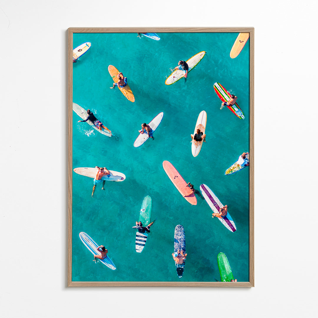Surfers Traffic Jam
