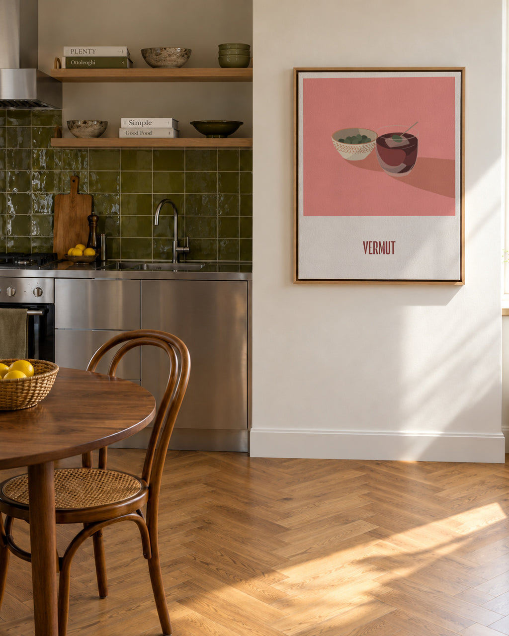 Vermut - Framed canvas in an interior