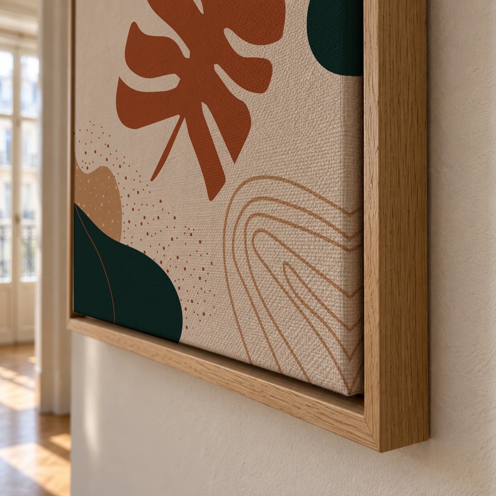 AbstractShape - Framed canvas detail