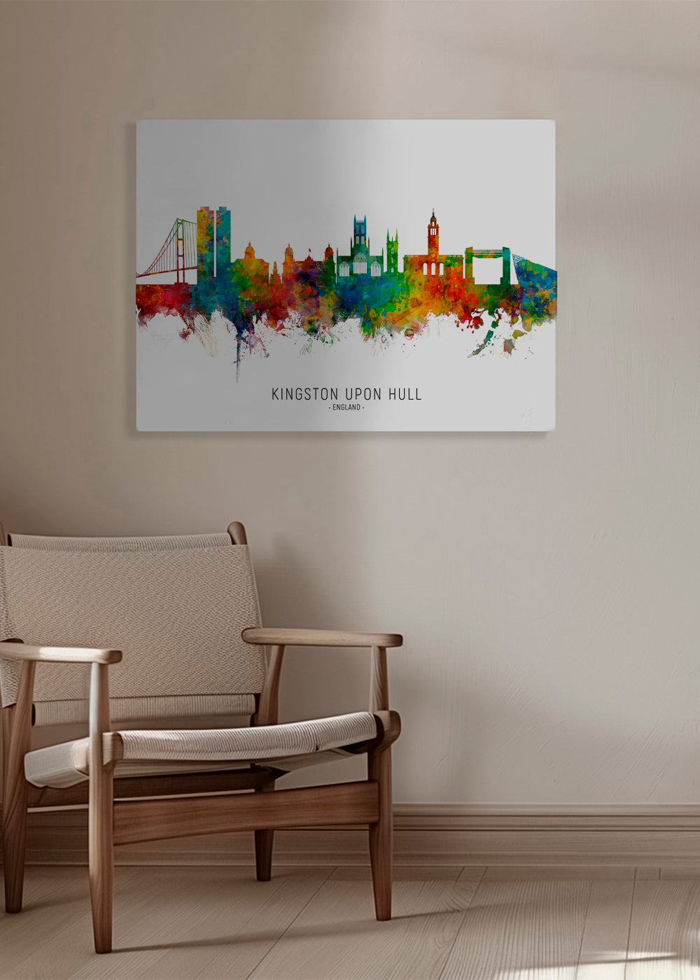 Kingston upon Hull Skyline multicolor