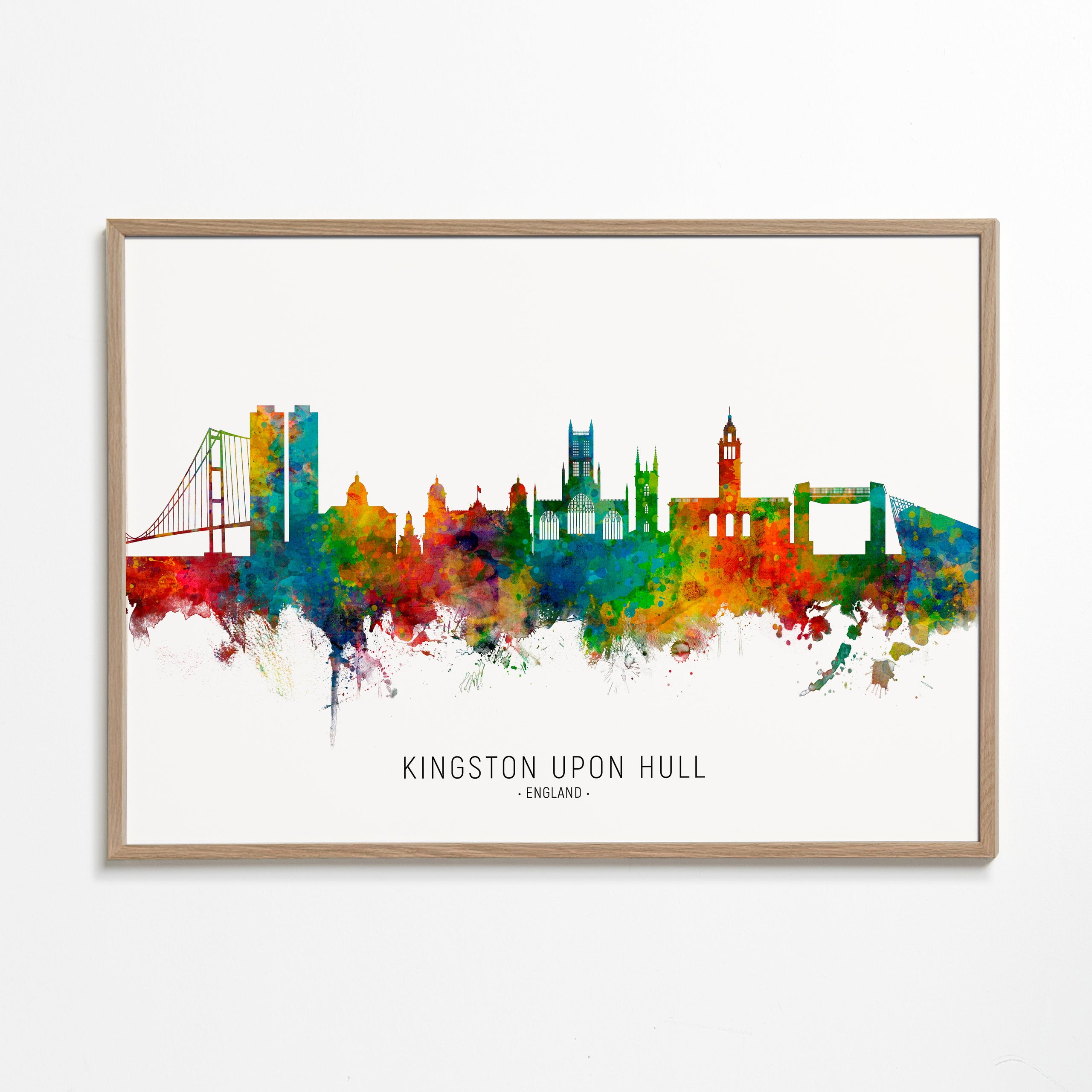 Kingston upon Hull Skyline multicolor