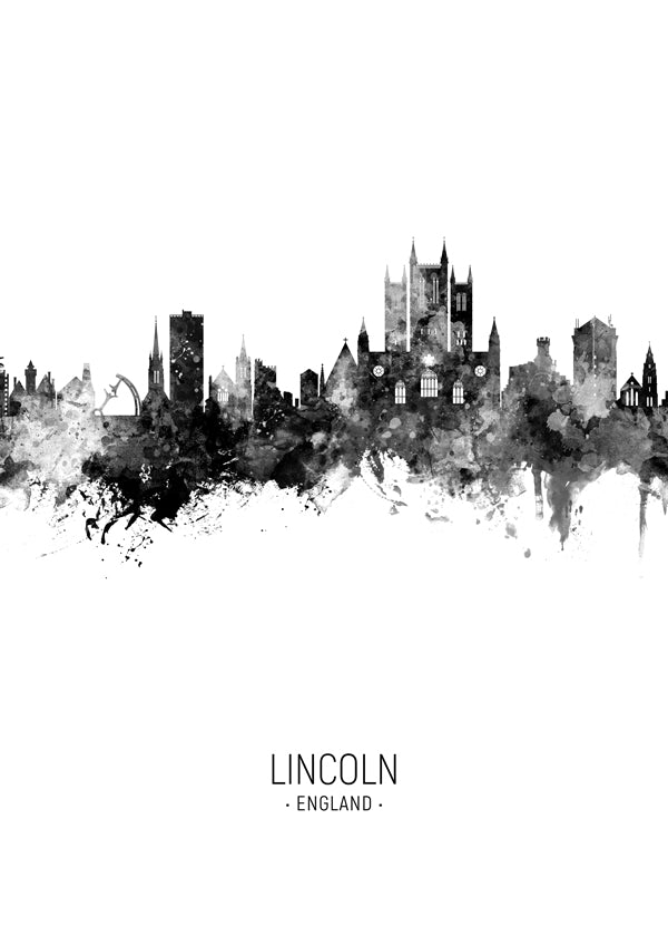 Lincoln Skyline black and white