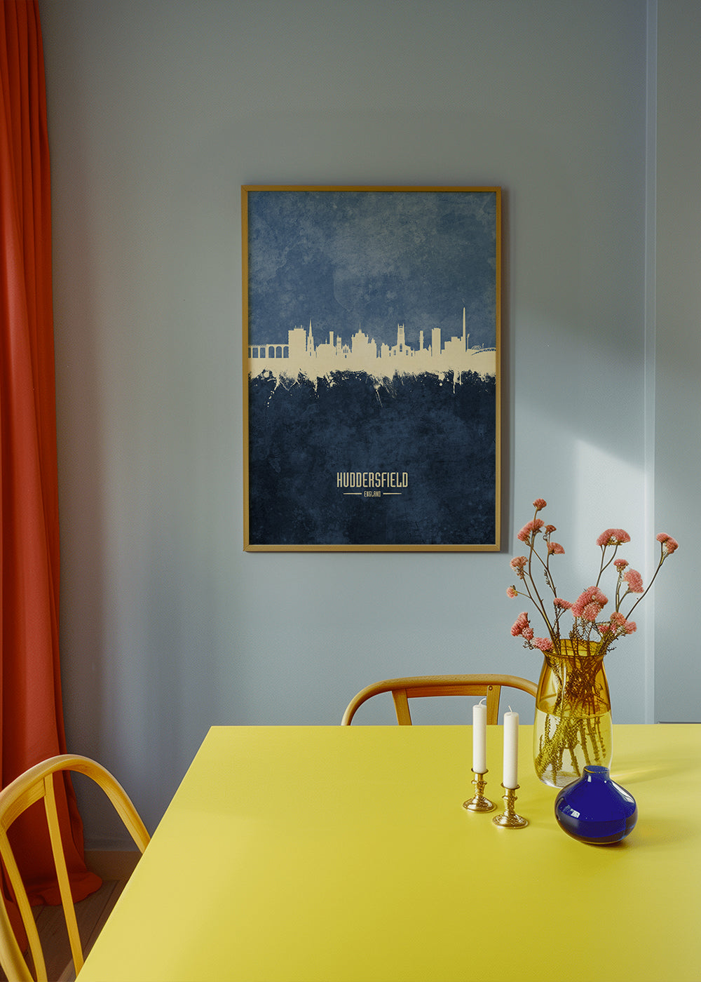 Huddersfield Skyline blue