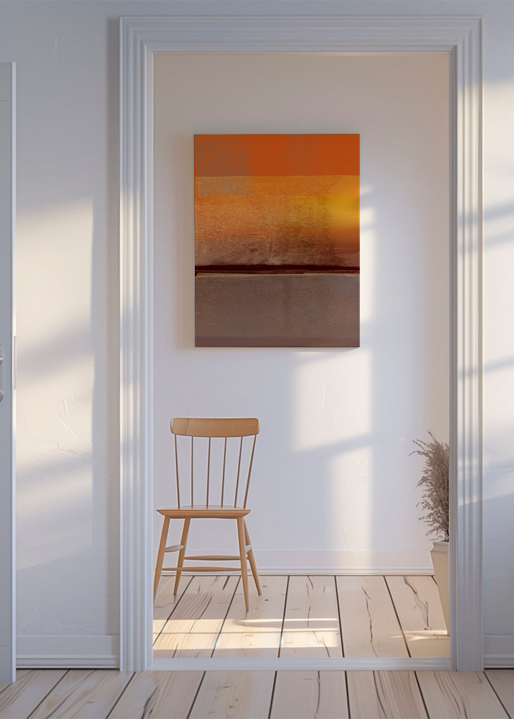 Organic Stack In Orange Brown 2