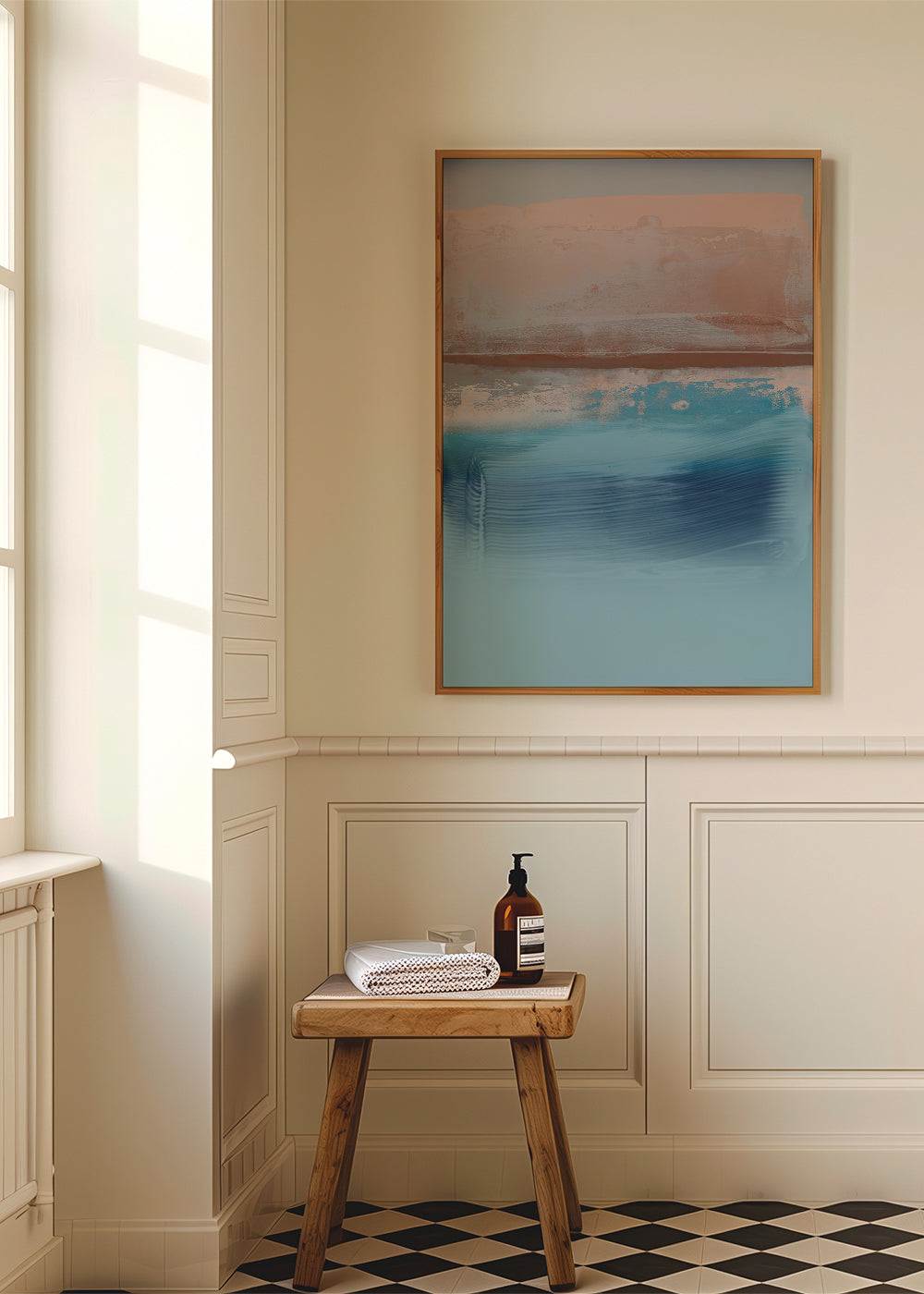 Organic Marks Brown & Blue