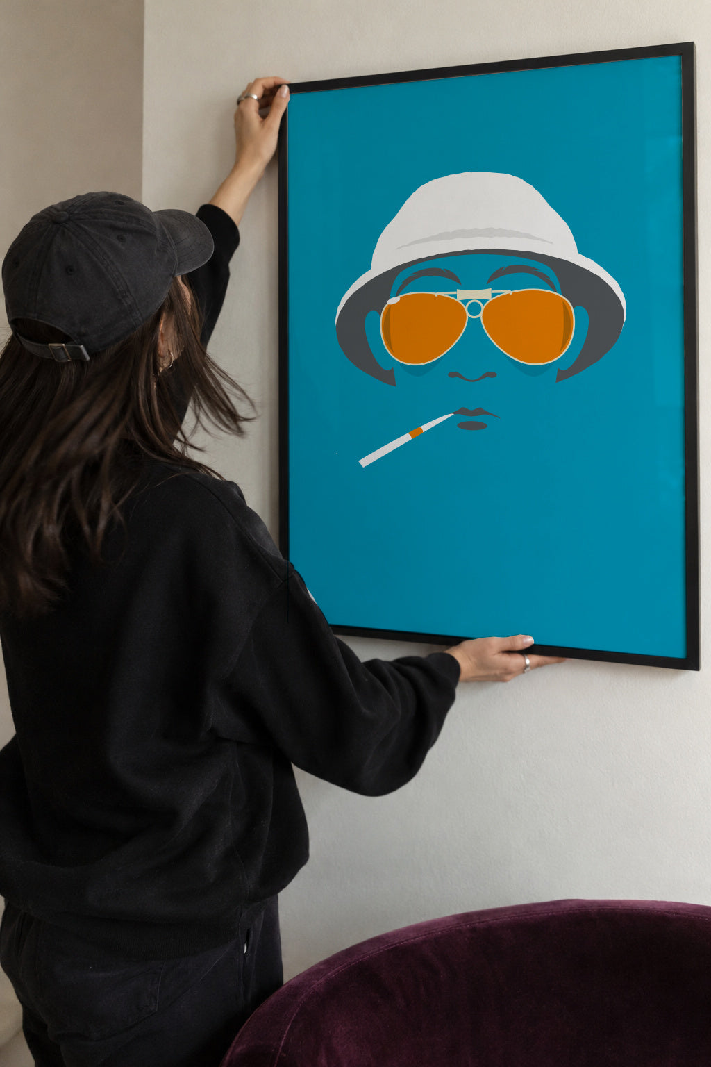 Fear and Loathing - Framed poster detail
