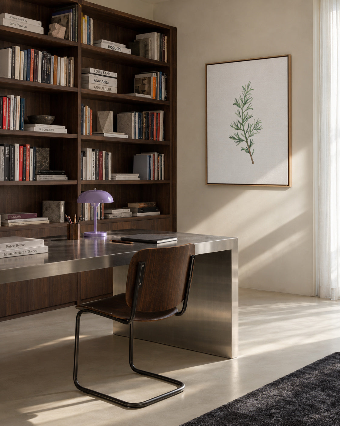 Rosemary Branch - Framed canvas in an interior