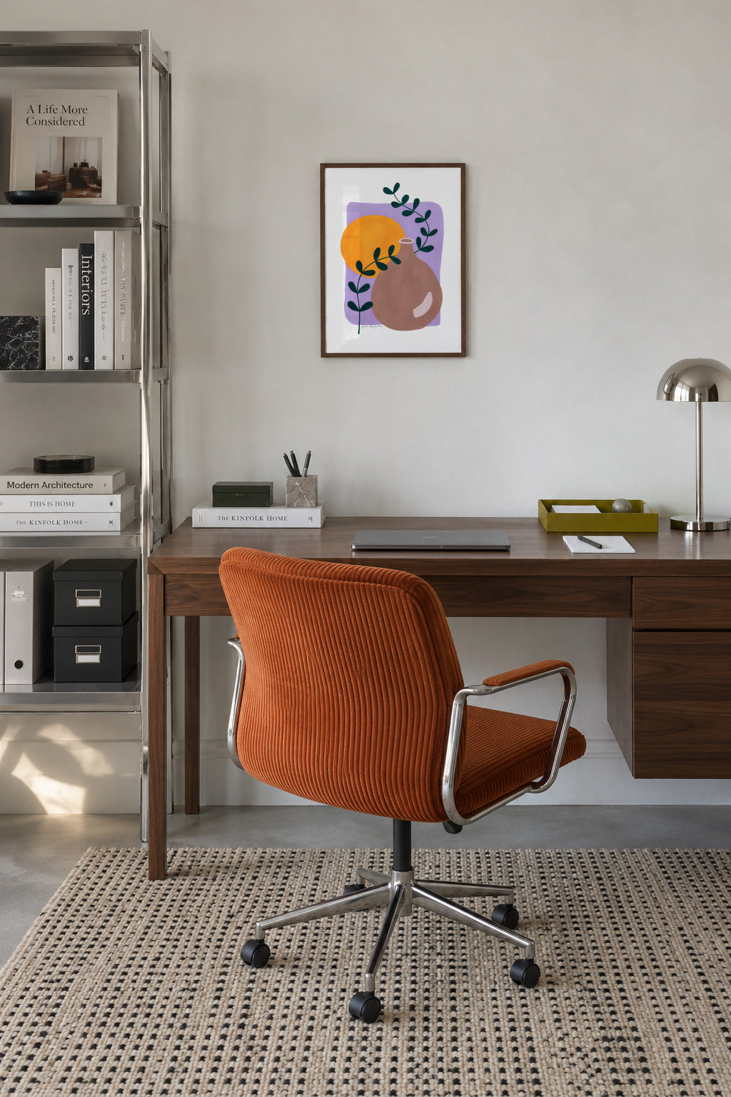 Branch & Sunshine - Framed poster in an interior